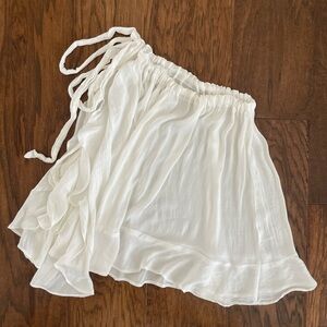 Free People One Arm Ruffle Top